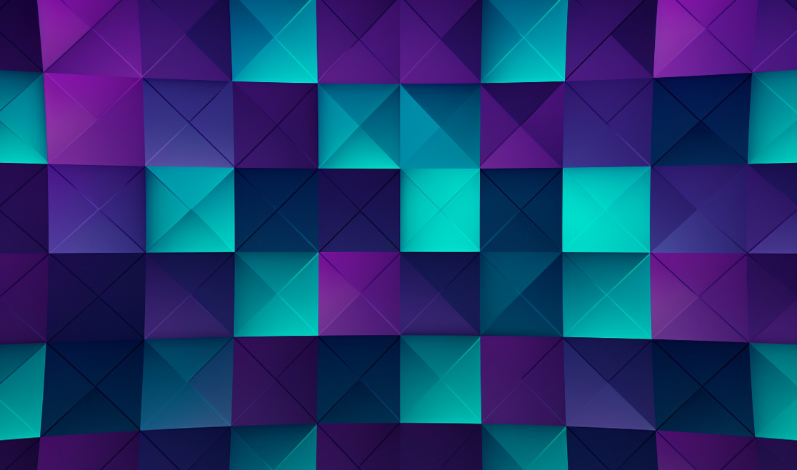 A grid of square shapes illustrating pincushion distortion