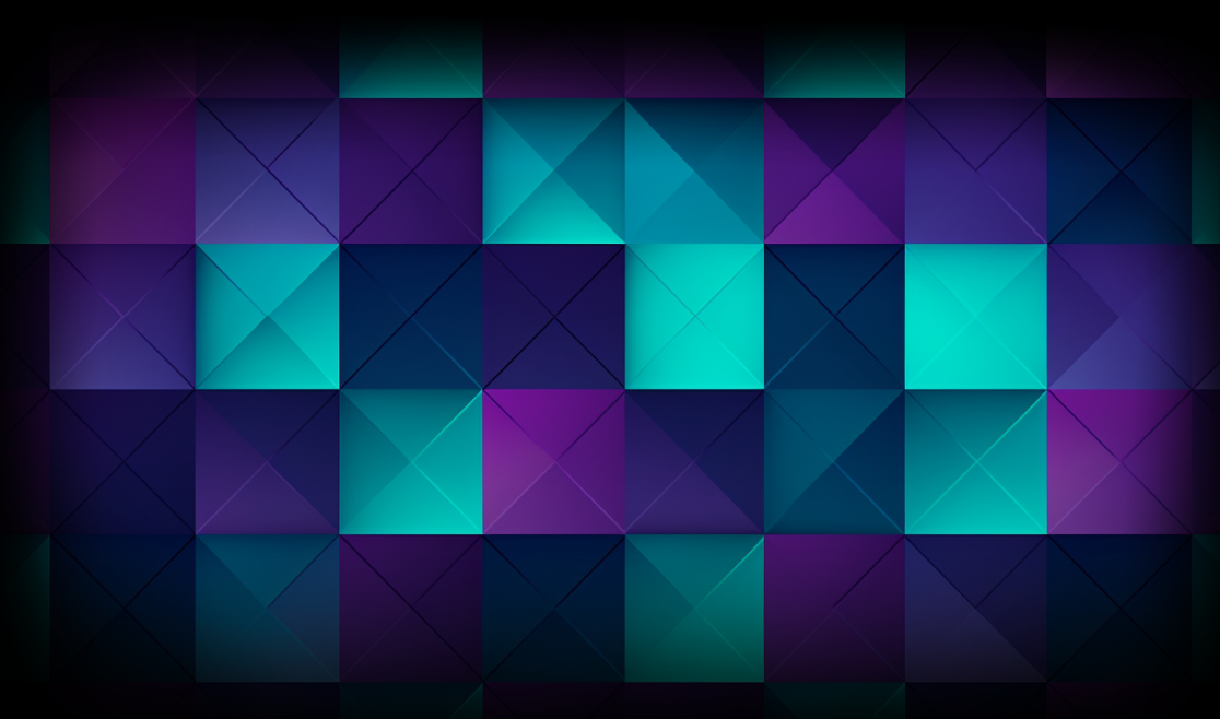 A grid of square shapes illustrating vignetting